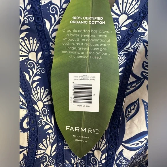 FARM Rio Shell Garden Romper Size M NWT $220 - Picture 8 of 9